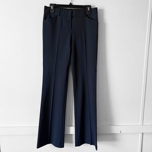 Theory Navy Straight Leg Pants